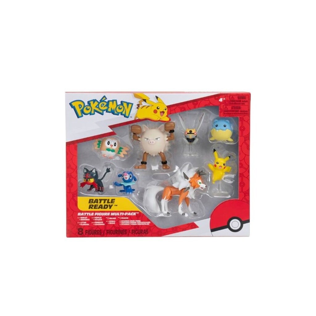 Pokemon Battle Figure Multi-pack - 8 pcs