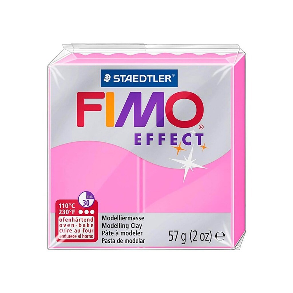 Fimo FIMO modeller 57g. Neon Fucshia