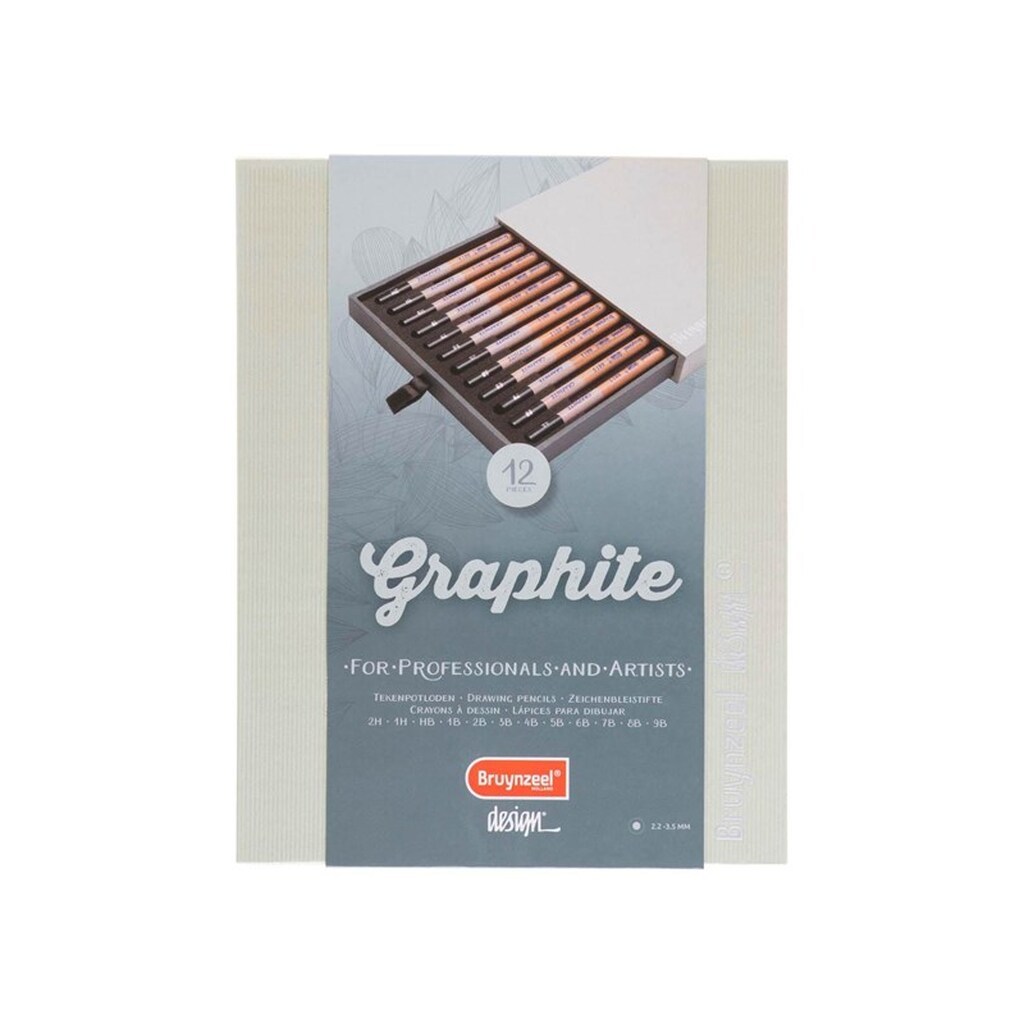 Bruynzeel Design Graphite Box 12 Pieces