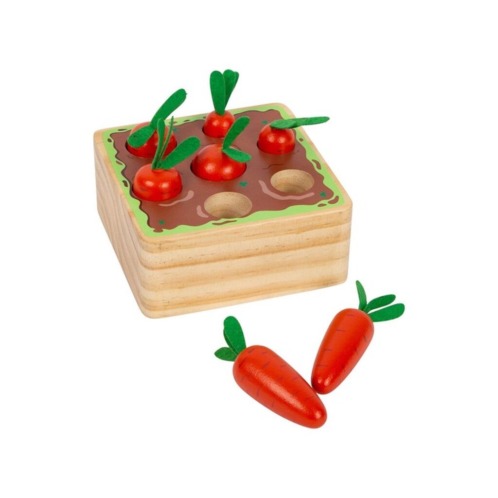 Small Foot Wooden Carrot Shape Game 8 pcs