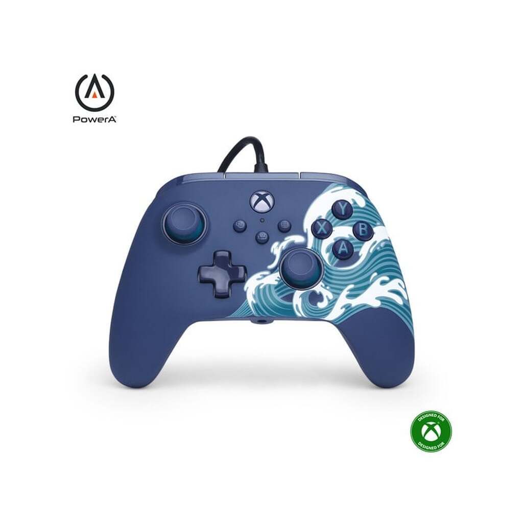 PowerA Advantage kablet controller til Xbox Series X|S - Aqua Wave