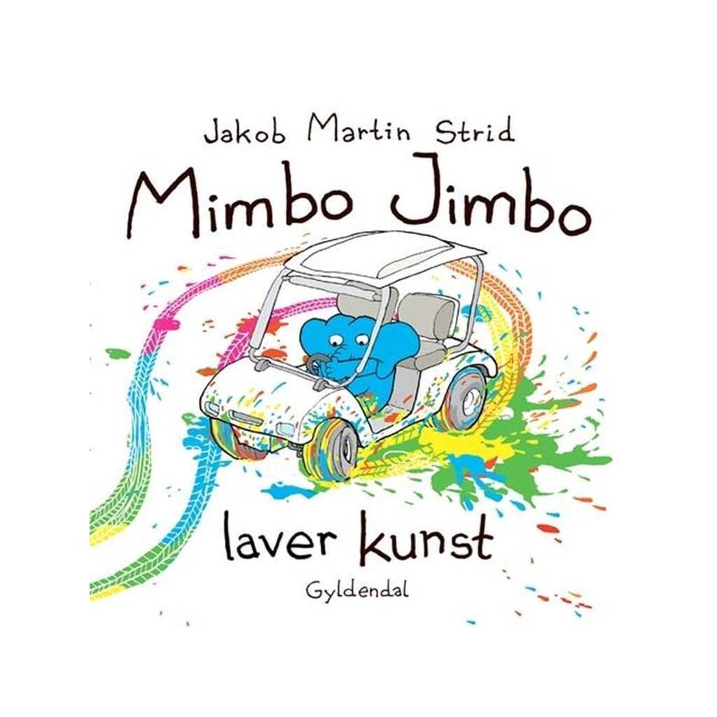 Mimbo Jimbo laver kunst - Børnebog - Hardcover