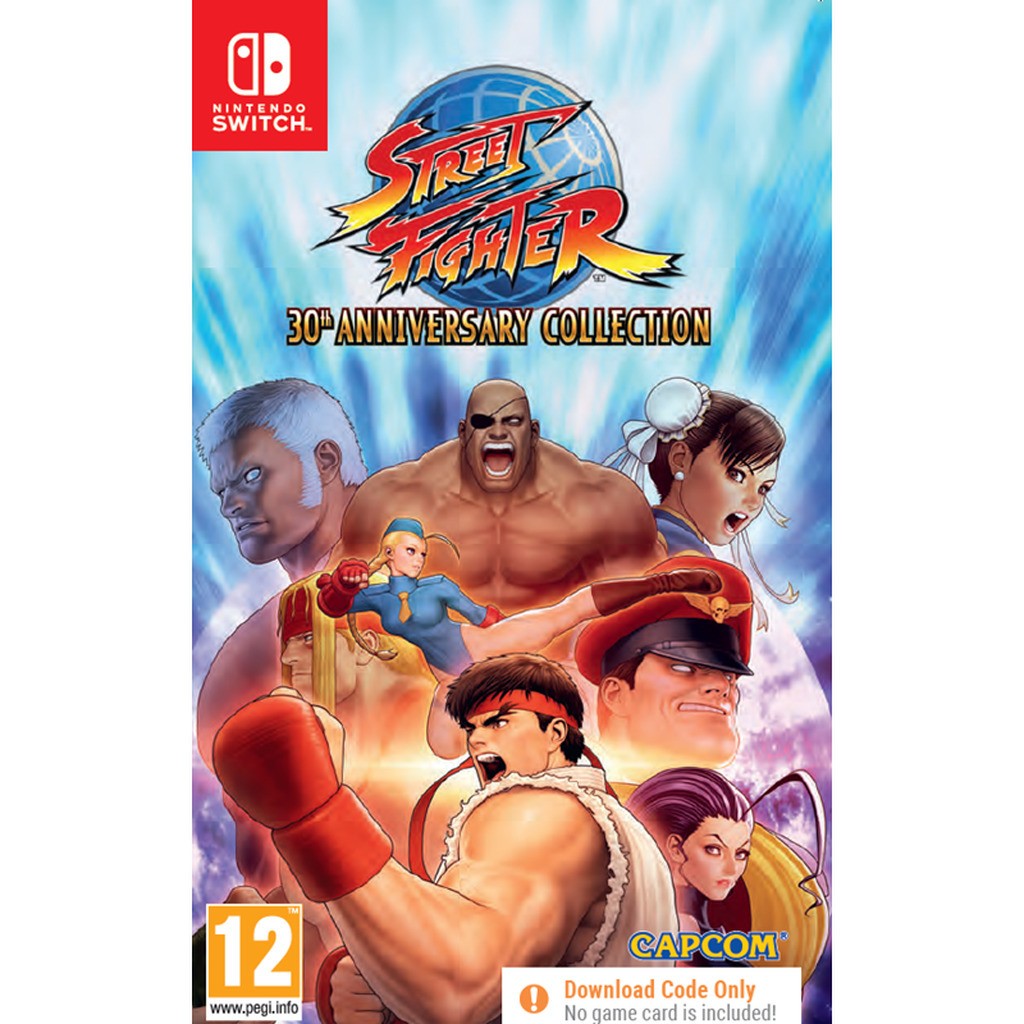 Street Fighter: 30th Anniversary Collection (Code in a Box) - Nintendo Switch - Kamp