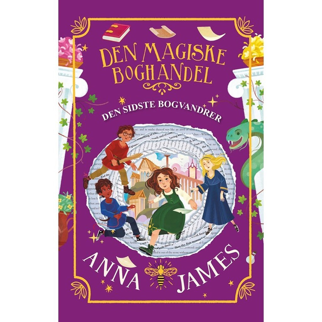 Den sidste bogvandrer - Børnebog - Hardcover