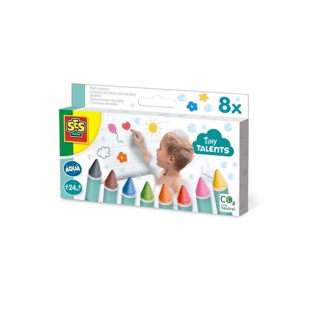 SES Creative Tiny Talents Bath Chalk - 8 Colors