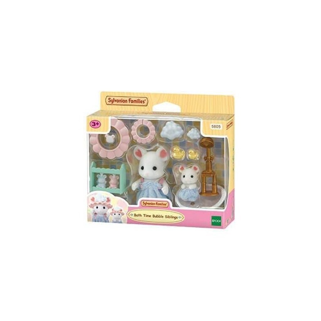 Sylvanian Families Bath Time Bubble Siblings