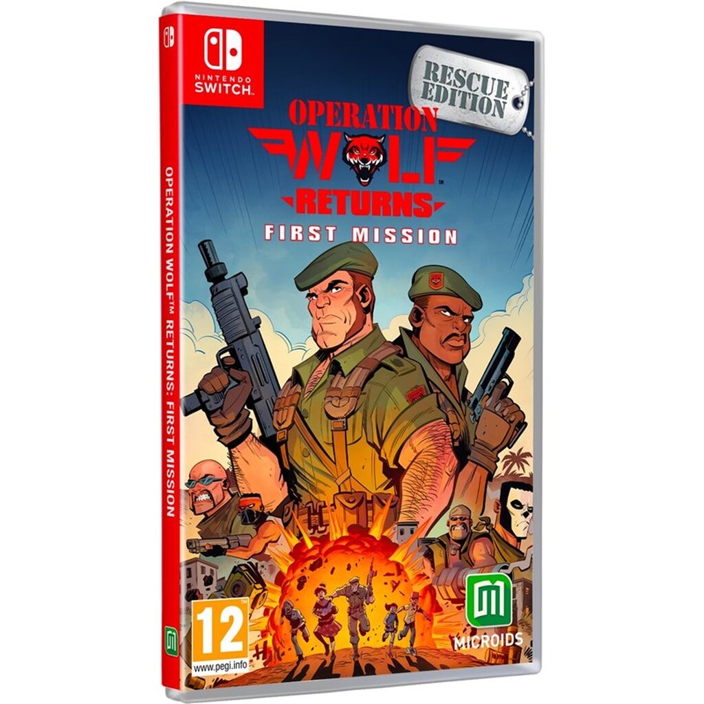 Operation Wolf Returns: First Mission (Rescue Edition) - Nintendo Switch - Action
