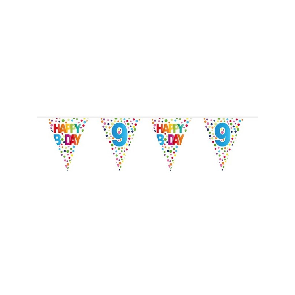Folat BV - Confetti bunting 9 years 10mtr.