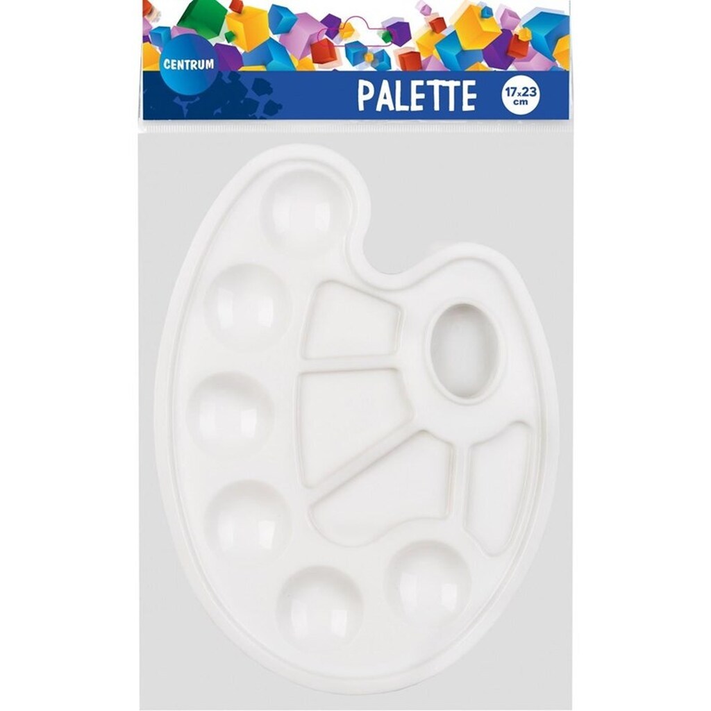 CENTRUM Palette til maling. 22*17cm. 10 rum