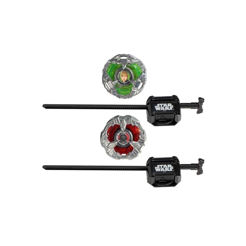 Hasbro Beyblade X and Star Wars Collab Luke Skywalker 4-80B vs. Darth Vader 4-60B
