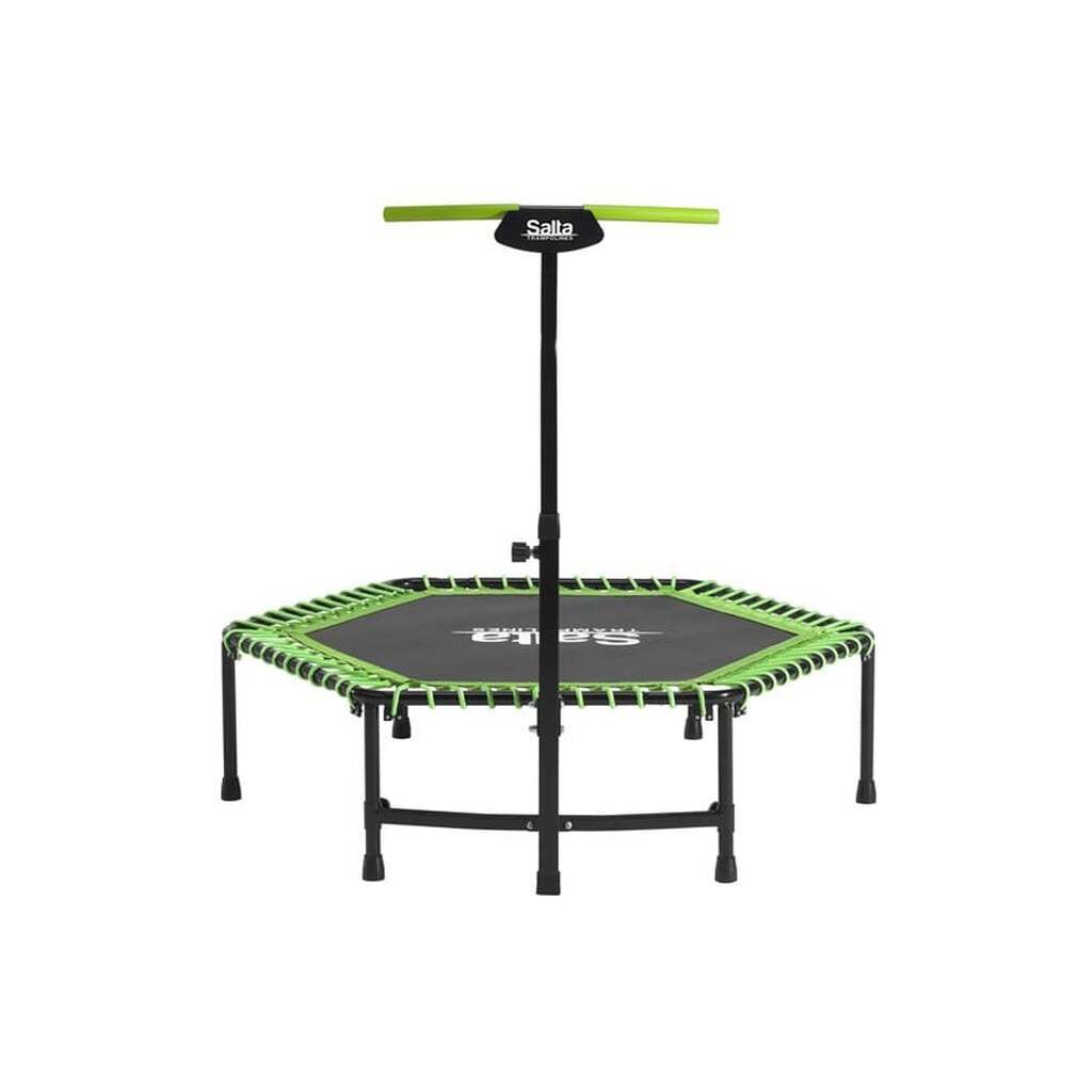 Salta Fitness trampolin med håndtag, grøn