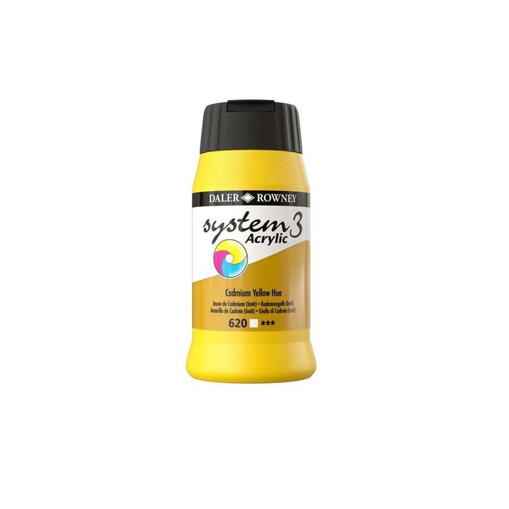Daler-Rowney System3 500 ml Cadmium Yellow Hue