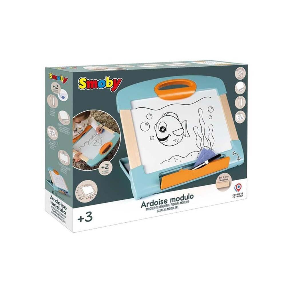 Smoby Magnetic Drawing Board with Fold-Out Support