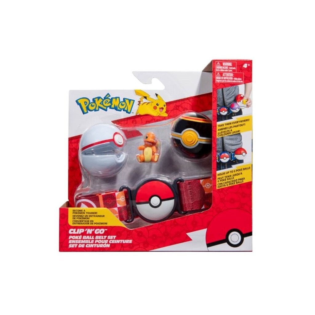 Pokemon CLIP N GO BELT SET CHARMANDER
