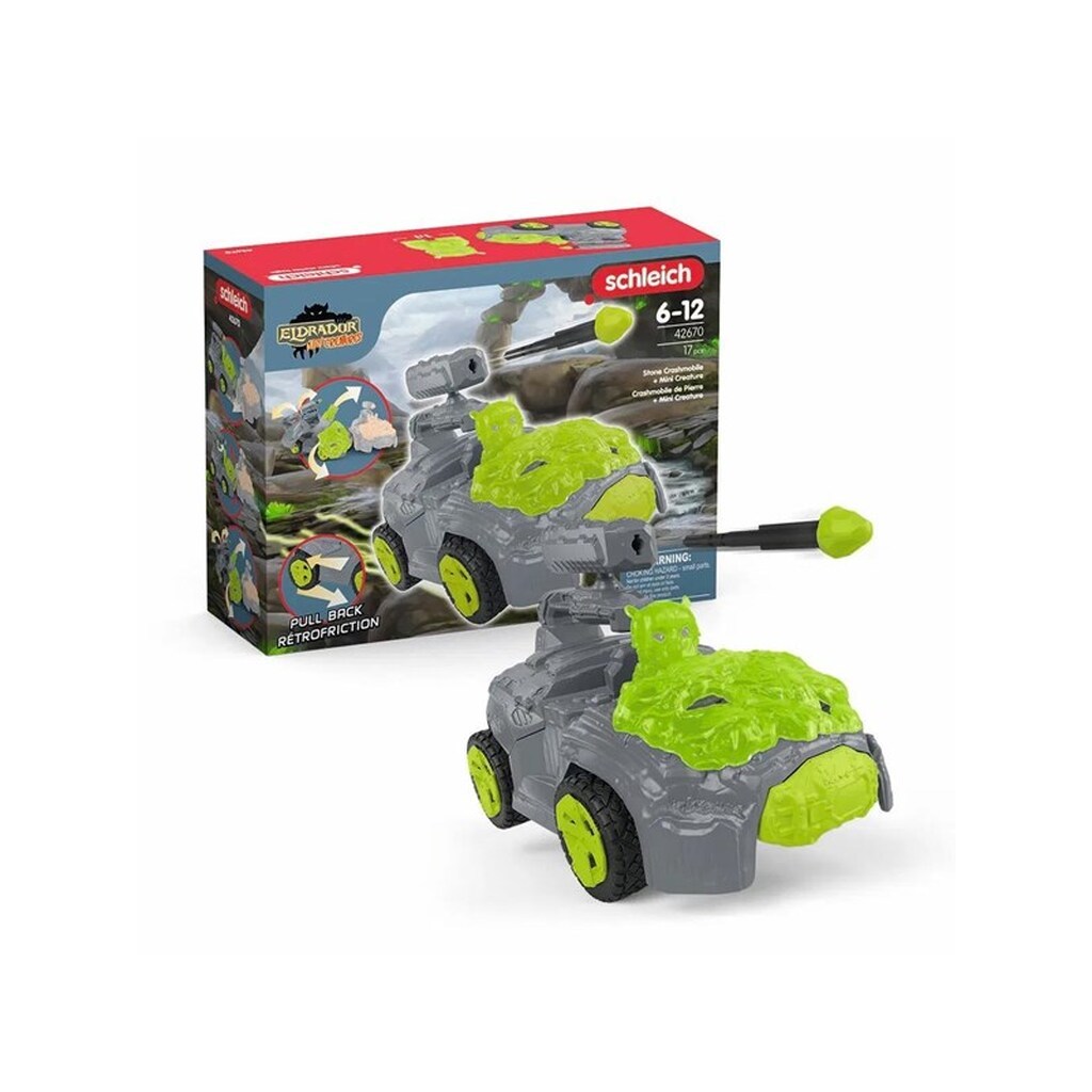 Schleich Sten-crashmobil med MINI CREATURE