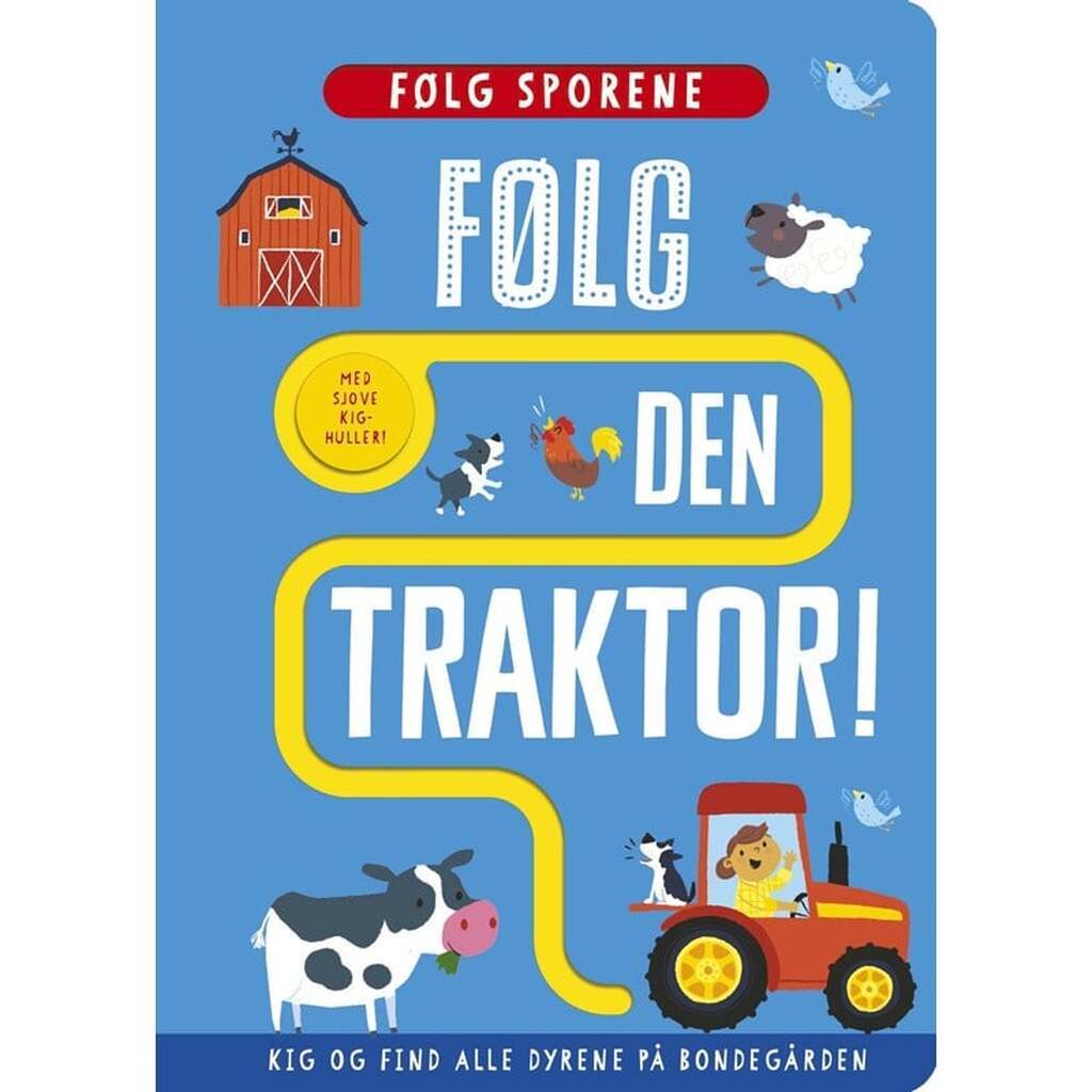 Følg den traktor! - Børnebog - hardcover