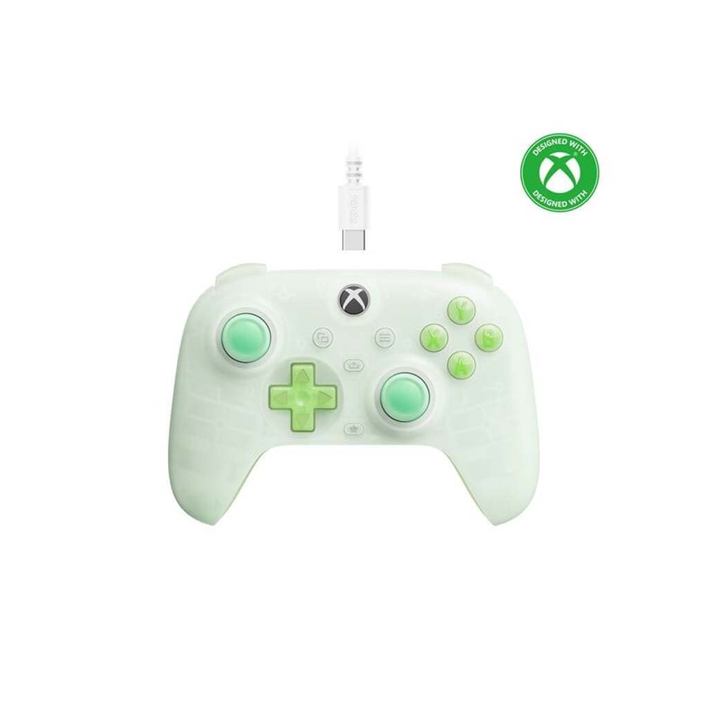 8BitDo Ultimate Mini Wired Xbox Pad Clear Green - Wired Controller - Microsoft Xbox Series S