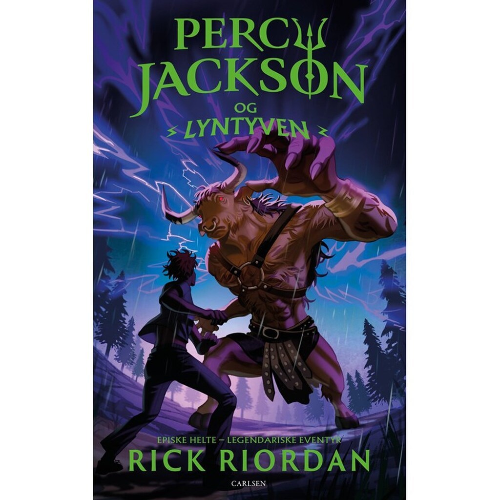 Percy Jackson (1) - Percy Jackson og lyntyven - Børnebog - Hardcover