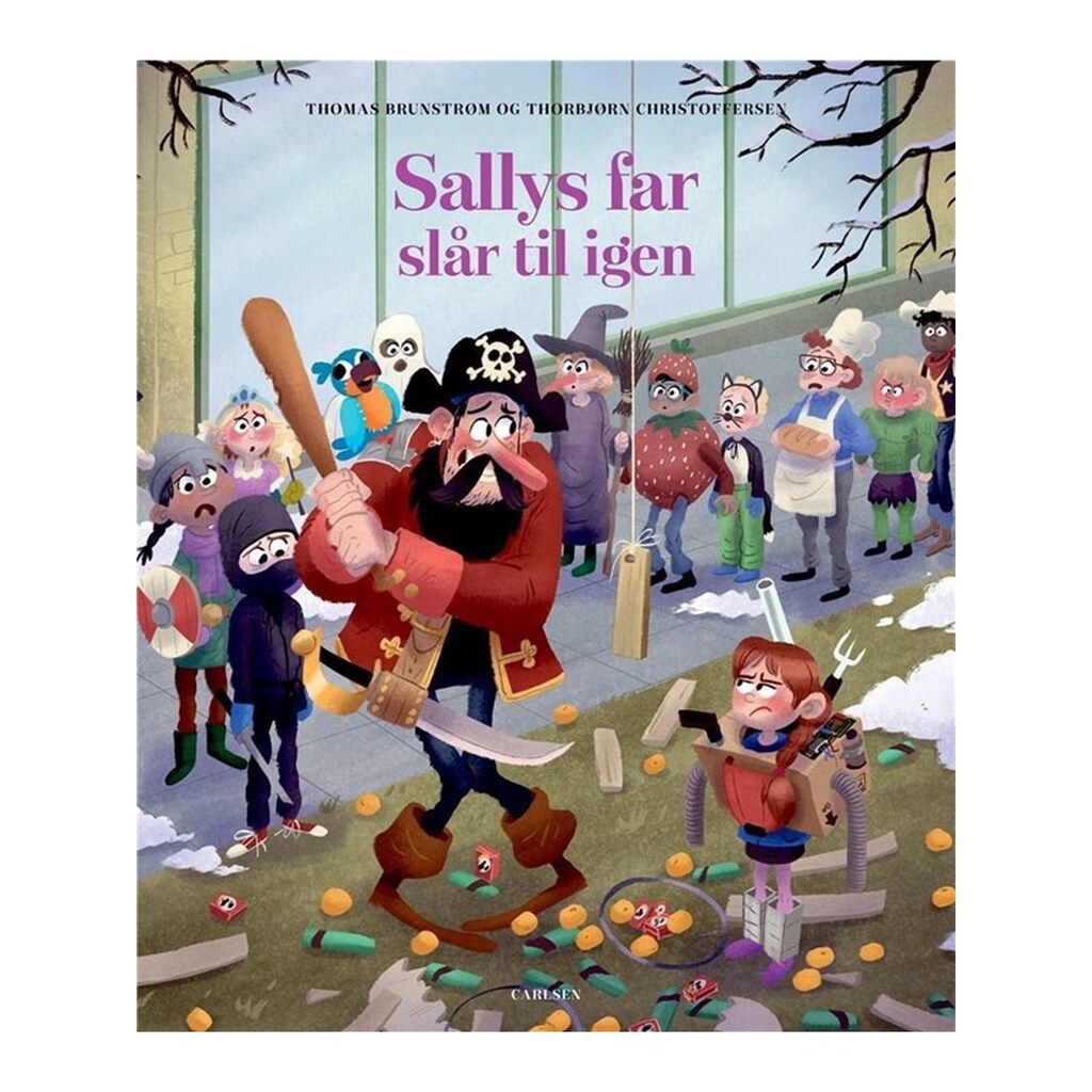 Sallys far slår til igen - Børnebog - Hardcover