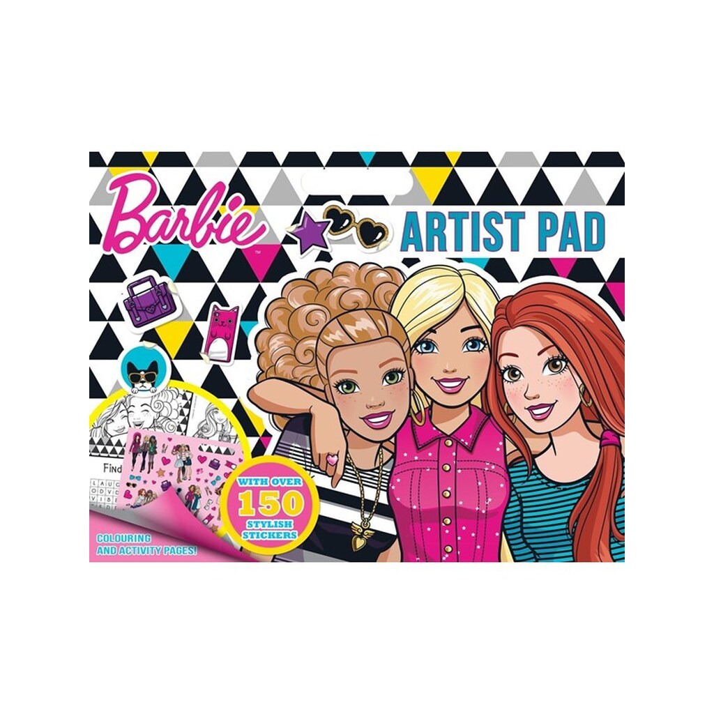 Alligator BARBIE Artist Pad A3 Malebog