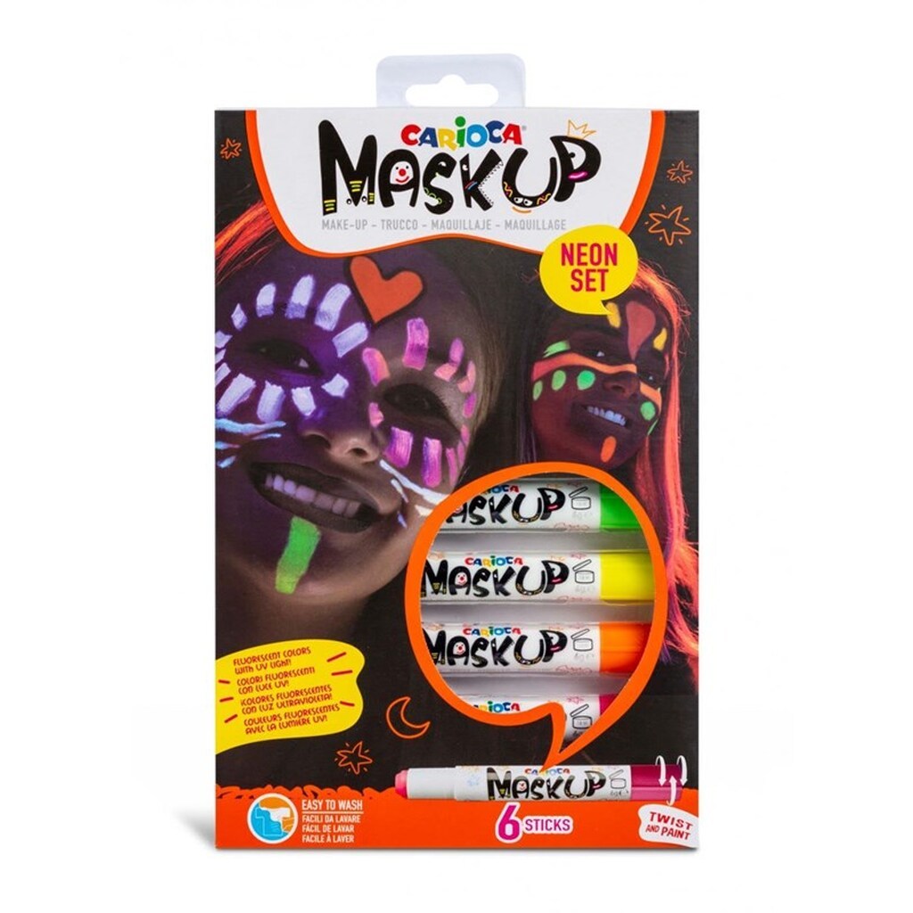 Carioca MASKUP ansigtsfarve. 6 stk.