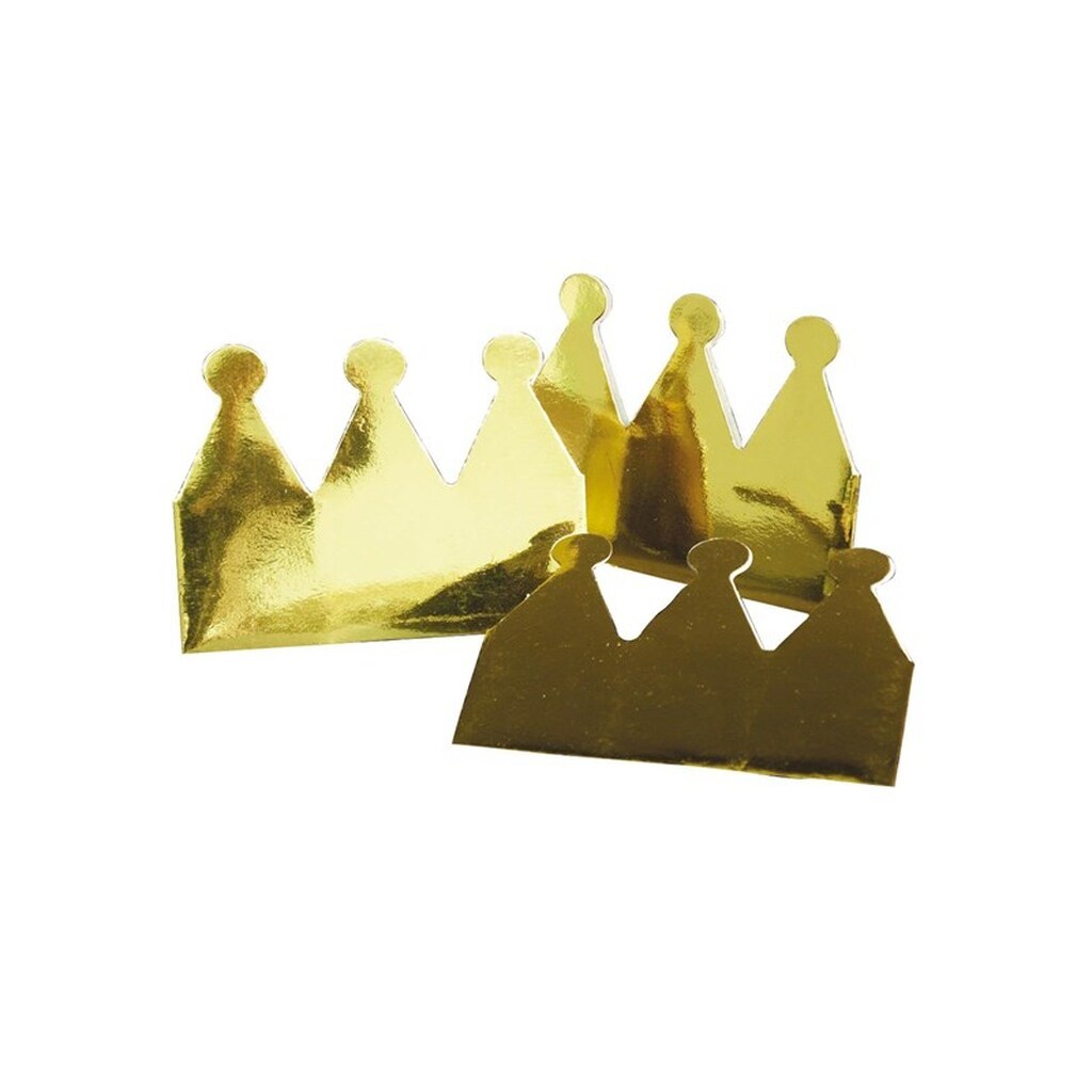 Haza Witbaard Crowns Gold Metallic 6 pcs.