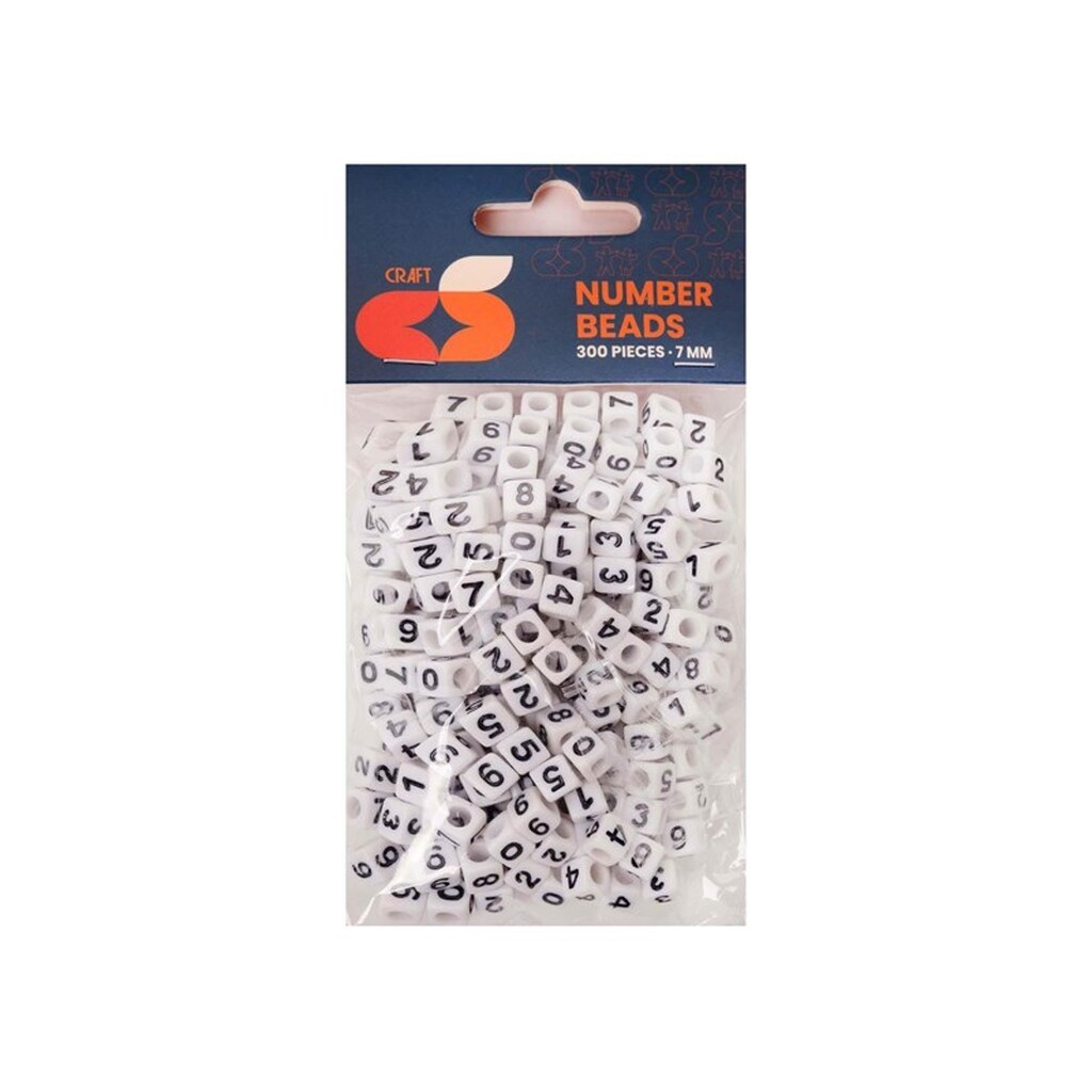 Colorations - Number Beads 7mm 300pcs.