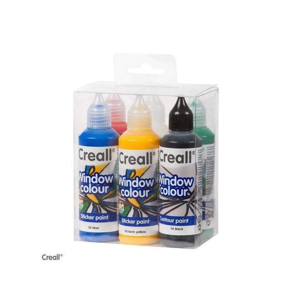 Creall Window Paint Set 6x80ml