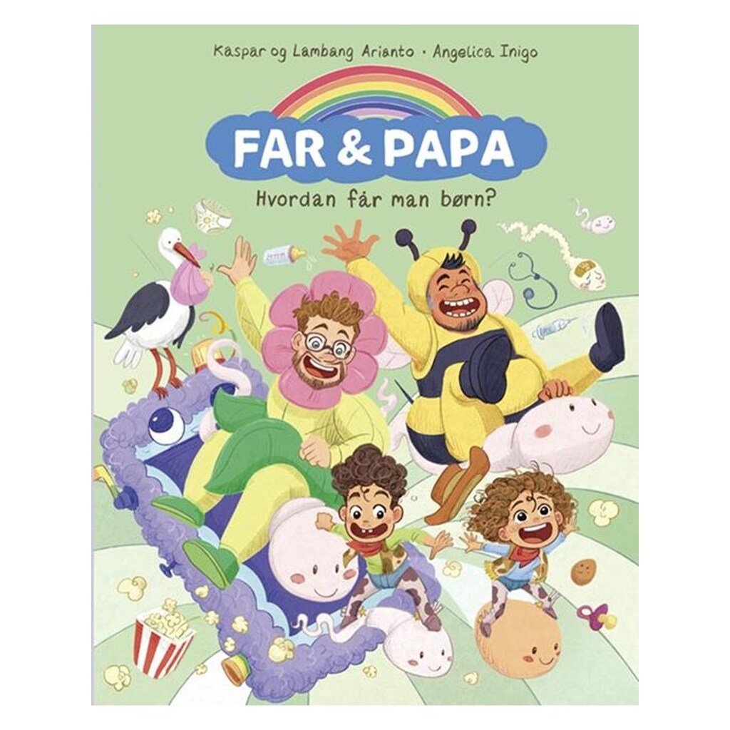 Far &amp; Papa - Hvordan får man børn? - Børnebog - Hardcover