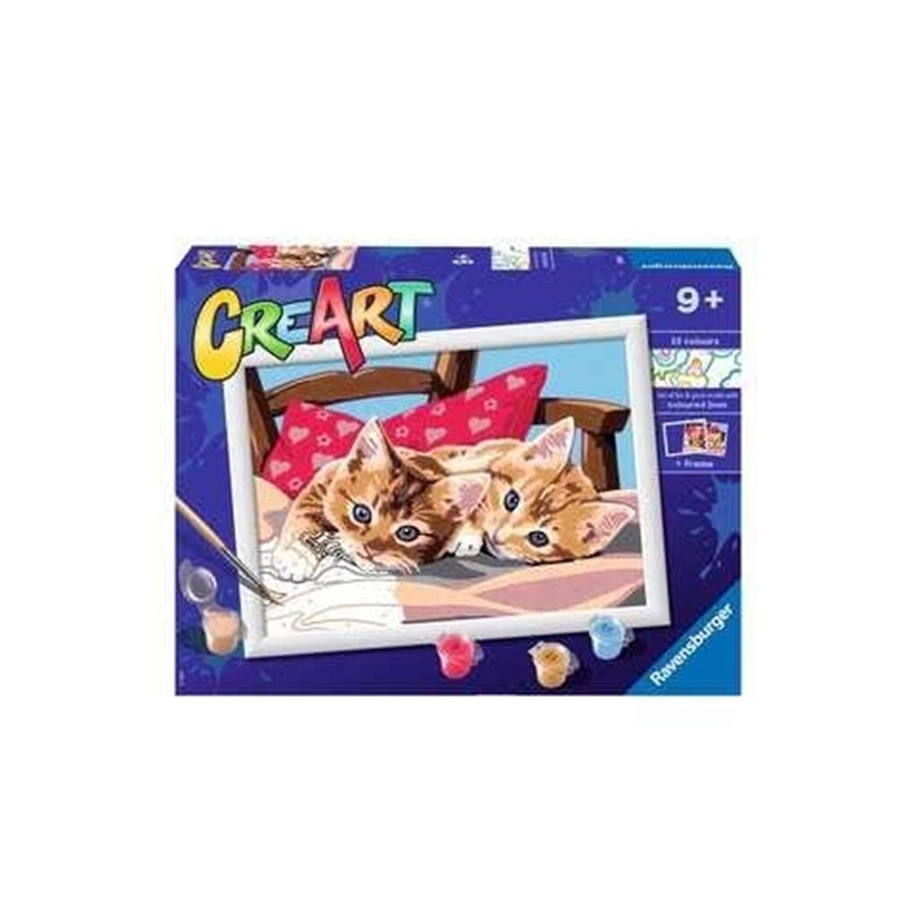 Ravensburger CreArt Paint by Numbers - Two Cuddly Cats