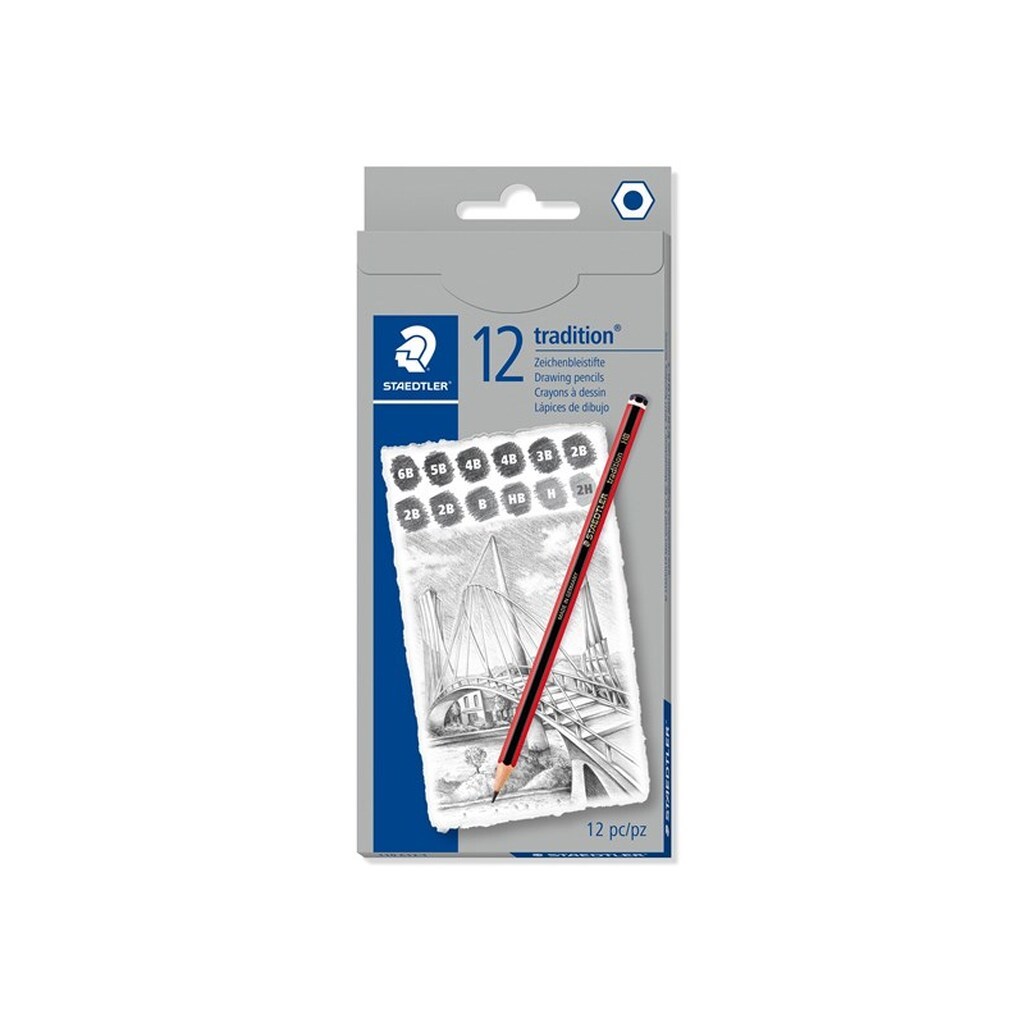 Staedtler TRADITION BLYANTSÆT 12STK FSC 100%