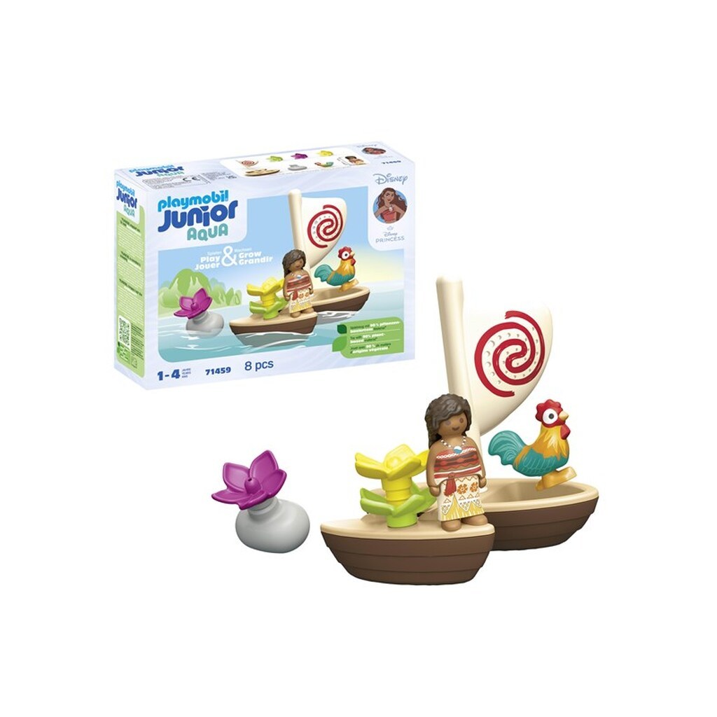 Playmobil Aqua - Junior &amp; Disney: Vaiana&apos;s Sailboat