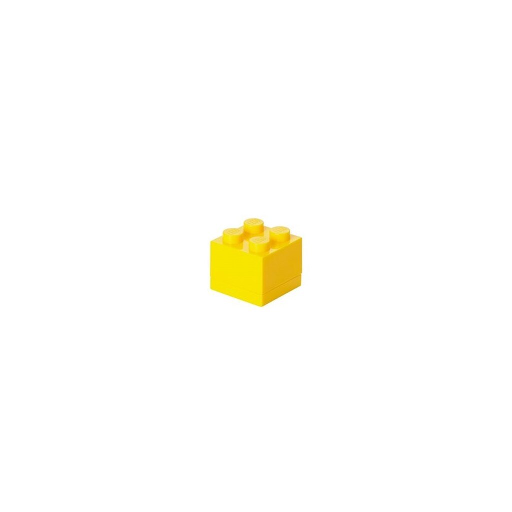 LEGO STORAGE MINI BOX 4 - YELLOW