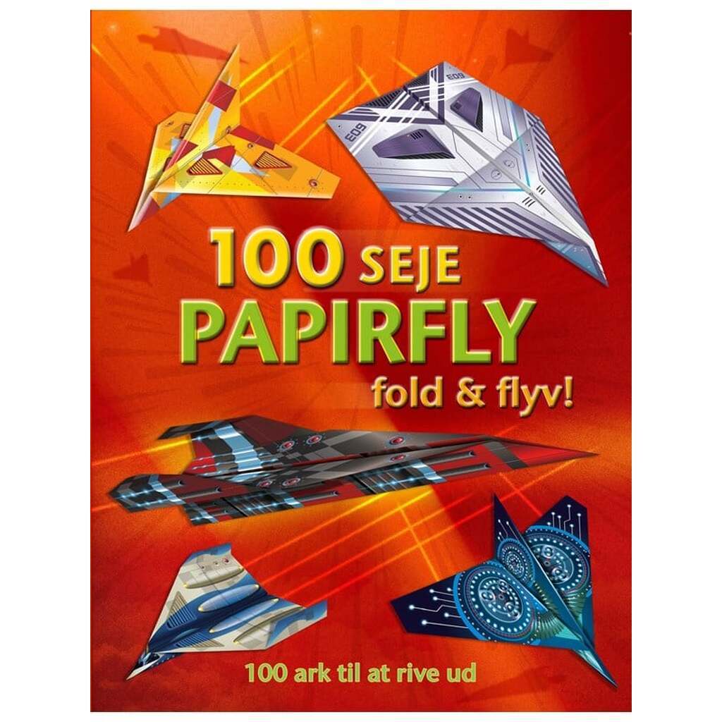 100 seje papirfly - Børnebog - Pocketbog