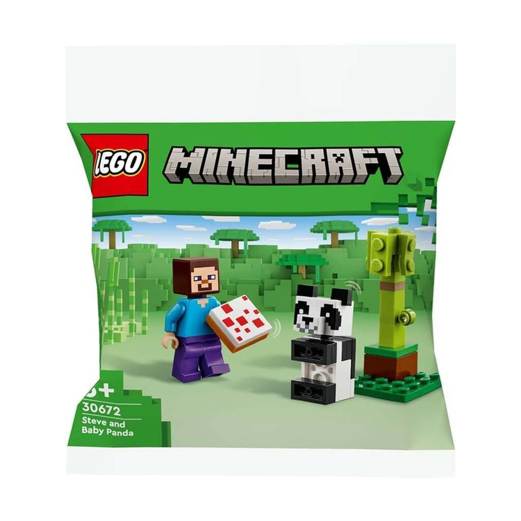 LEGO Minecraft 30672 Steve og pandaunge
