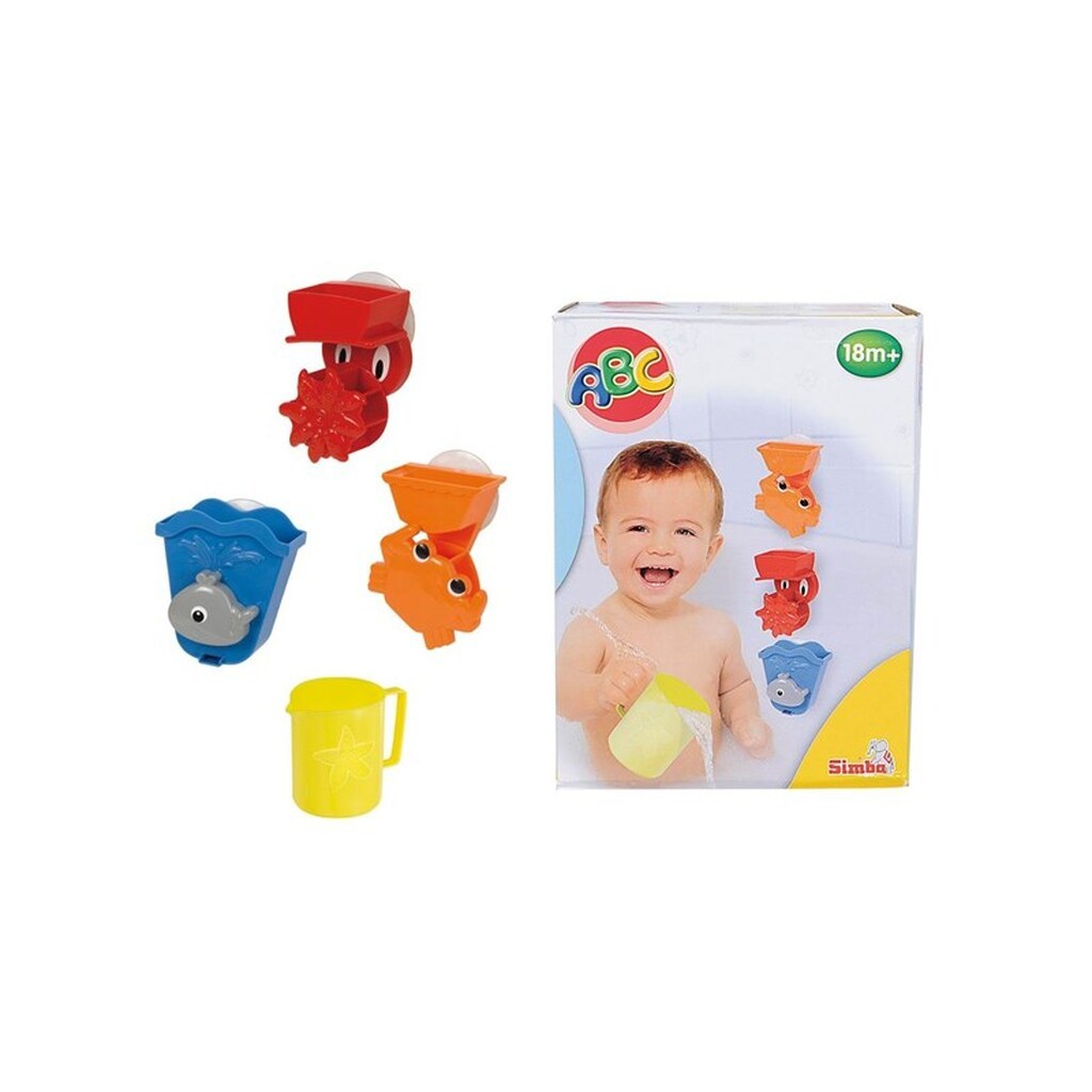 Simba - ABC Bath Playset 4 pieces