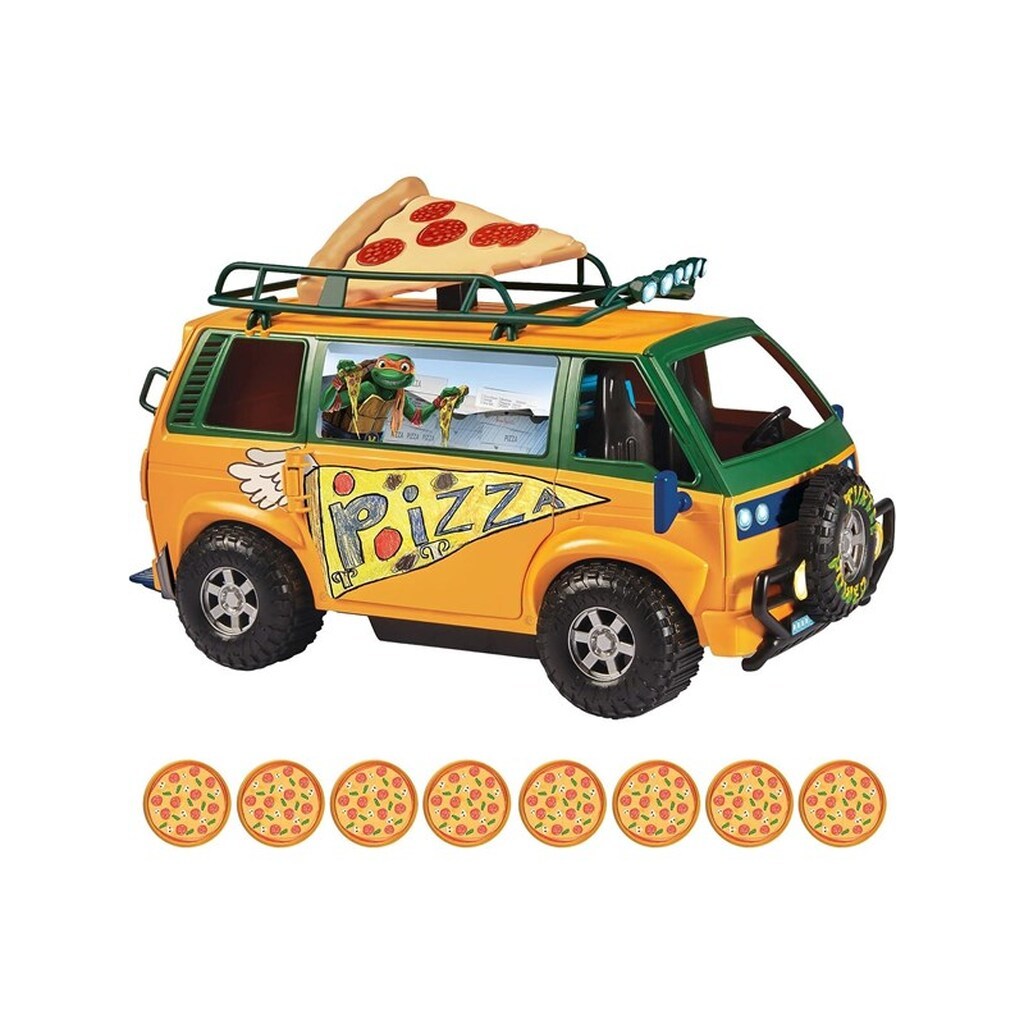 Teenage Mutant Ninja Turtles Turtles Mutant Mayhem Group Pizza Delivery Van