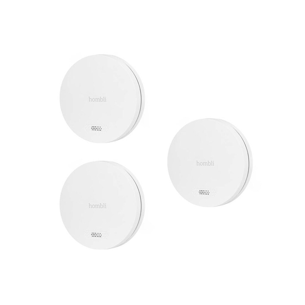Hombli Smart Smoke Detector White Promo 3-Pack
