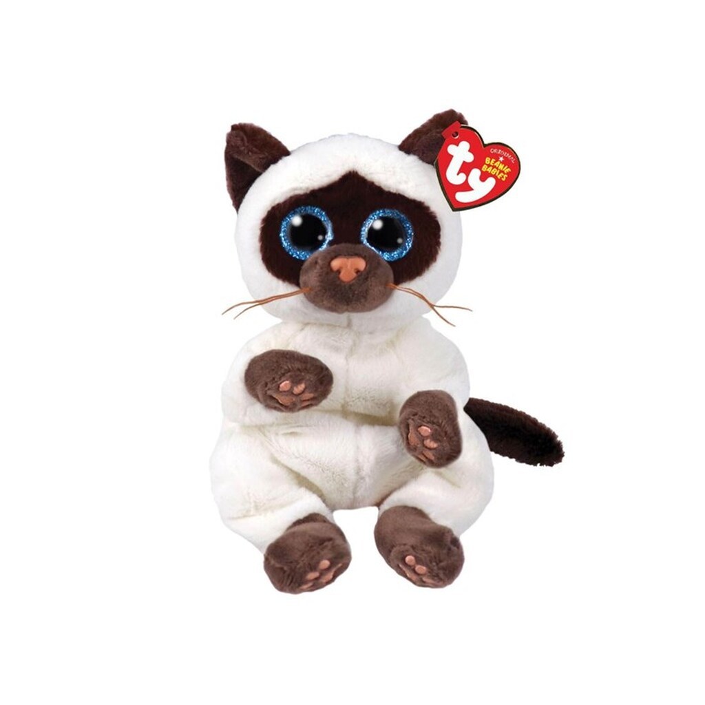 Ty Beanie Babies Bellies Miso Siames Cat 15cm