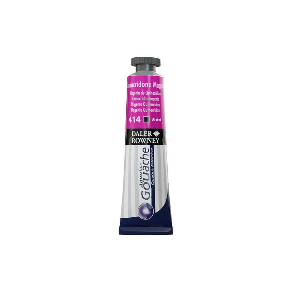 Daler-Rowney Aquafine Gouache 15ml Quinacridone Magenta
