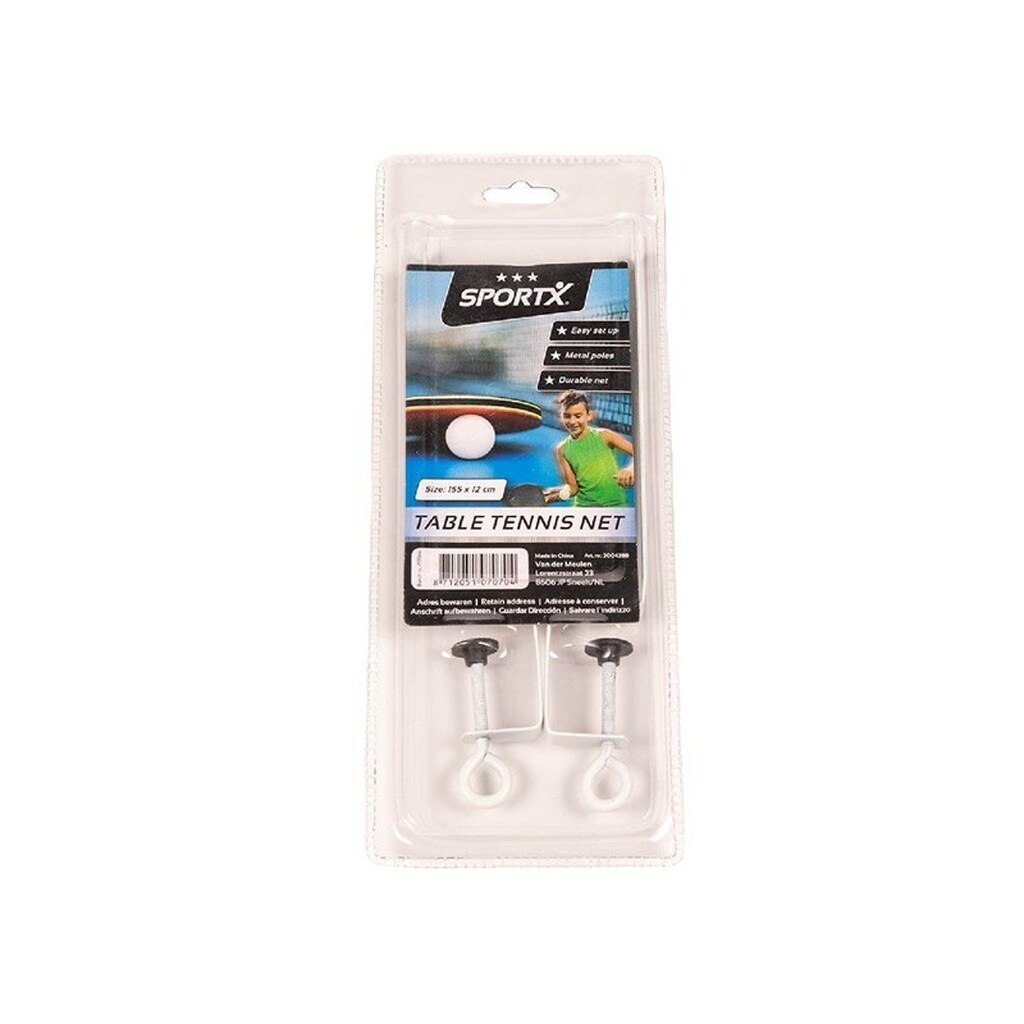 SportX Table Tennis Net in Blister