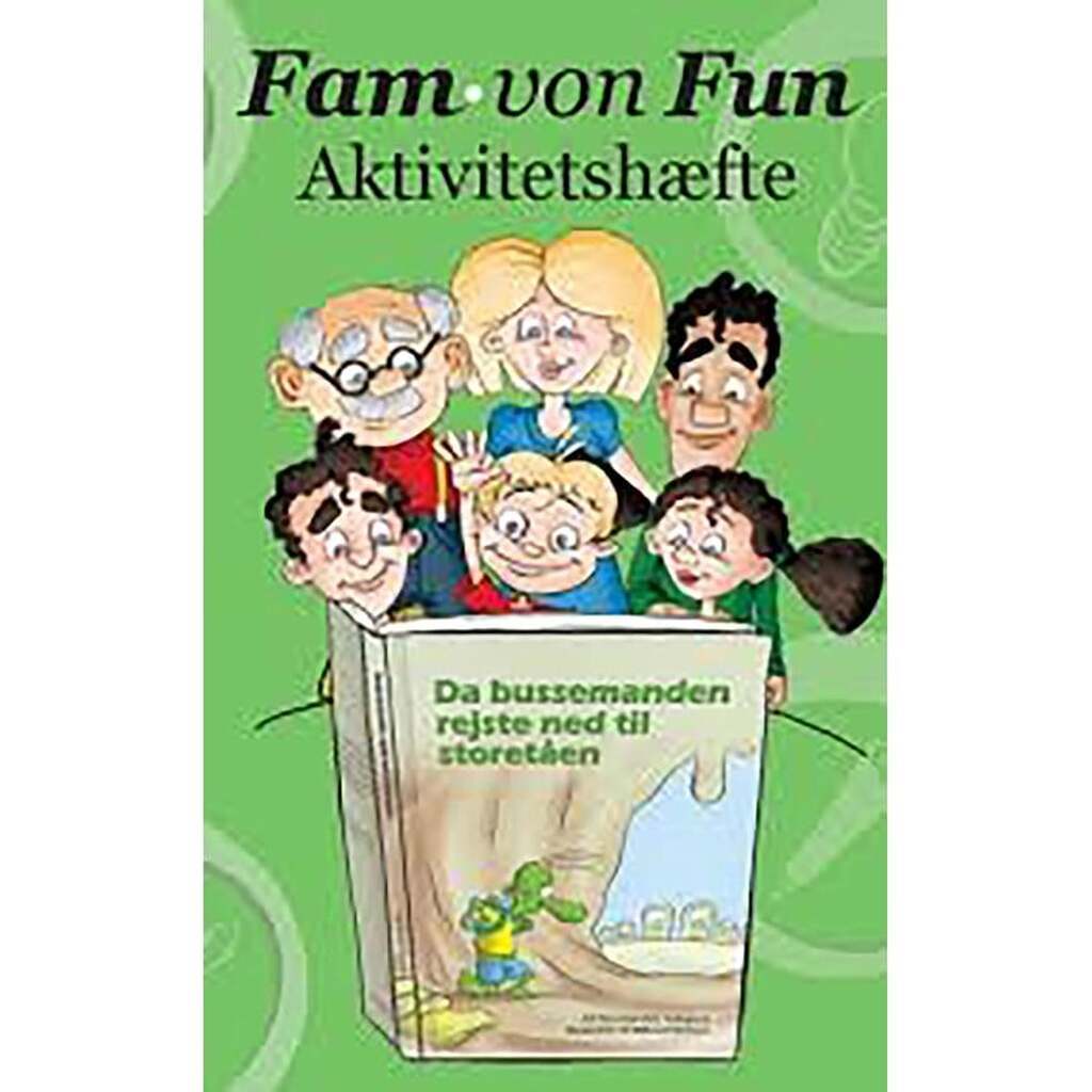 Fam. von Fun - Aktivitetshæfte til "Da bussemanden rejste ned til storetåen" - Børnebog - booklet