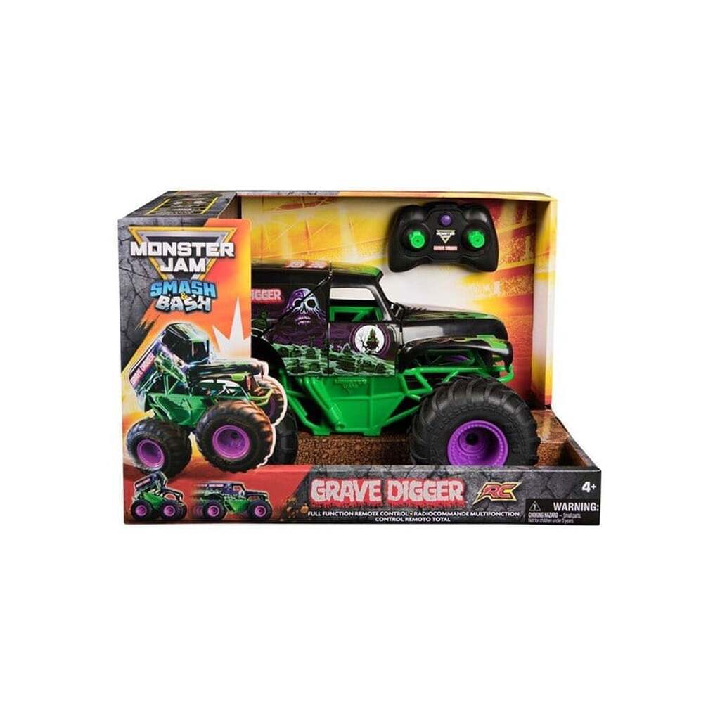 Monster Jam RC 1:15 Smash &amp; Bash Grave Digger