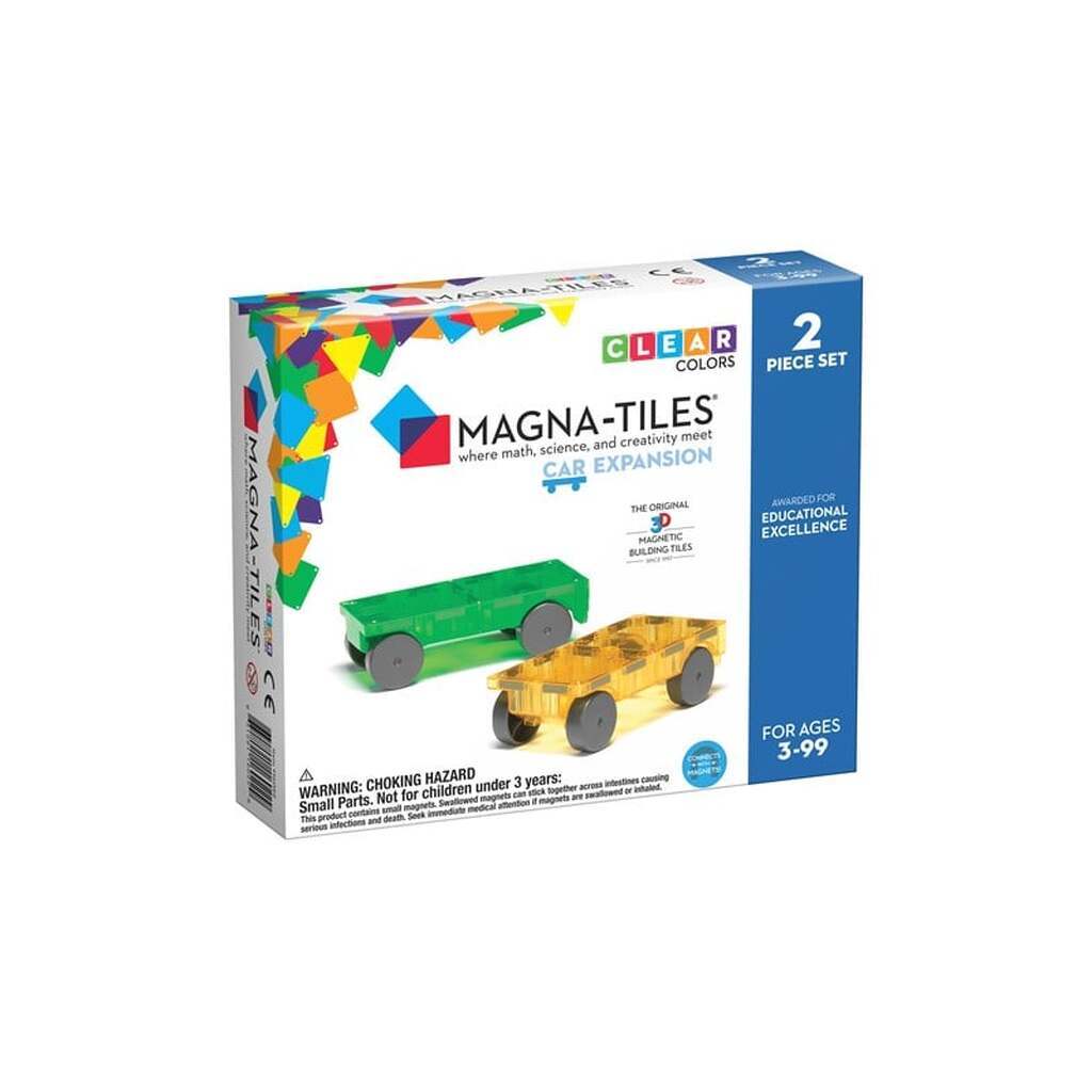 Magna-Tiles  Biler 2 stk udvidelsessæt