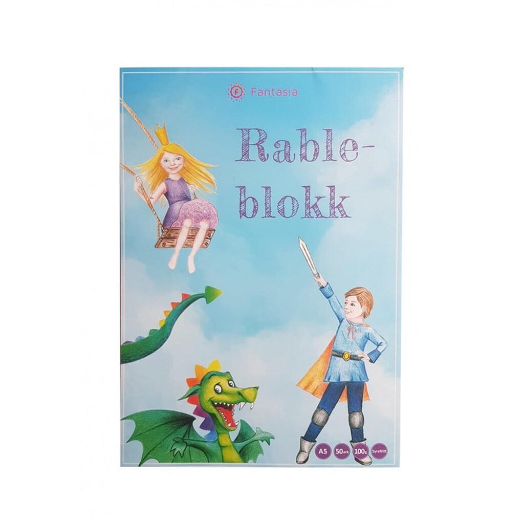 Hobby Mate Tegneblok FANTASIA A5 50 ark.