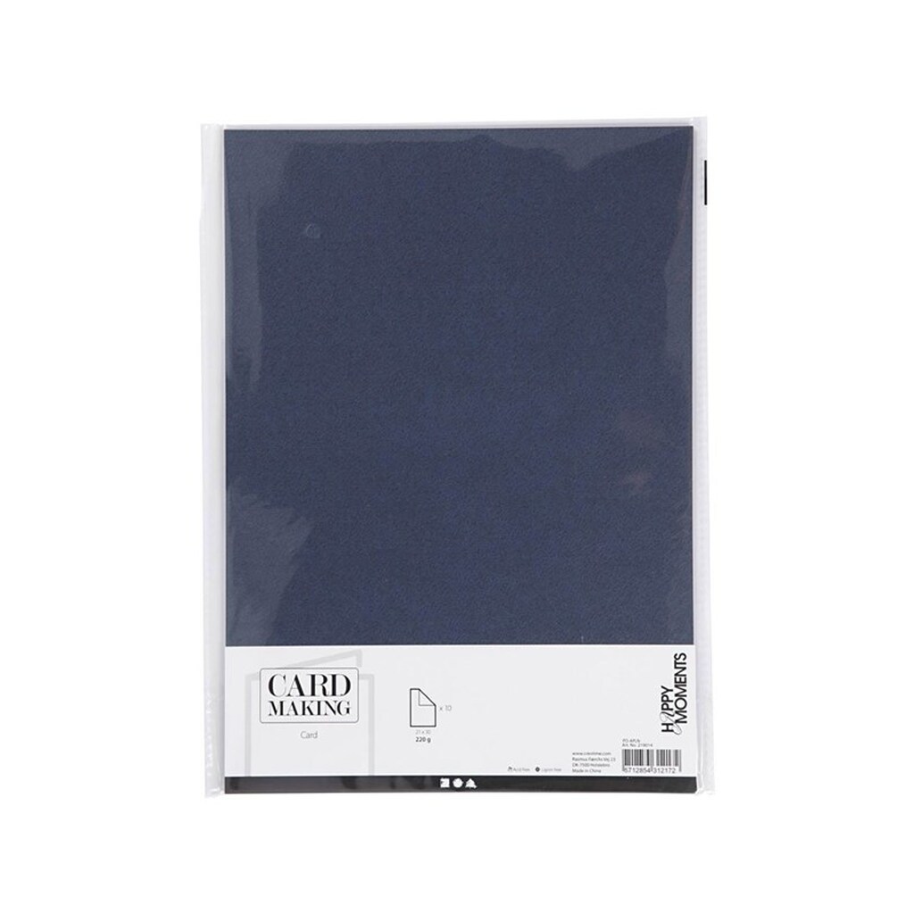 Creativ Company - Cardboard Blue A4 220g 10 pcs.