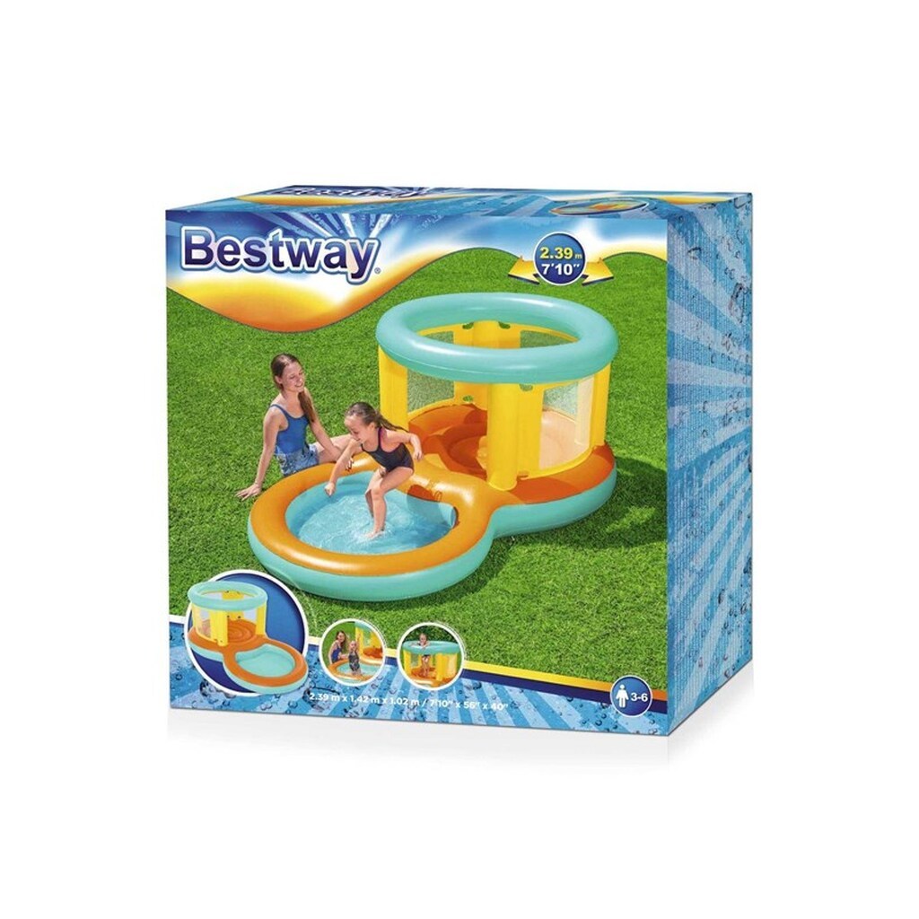 Bestway Bouncy Castle with Toddler Pool Jumptopia 239x142x102cm