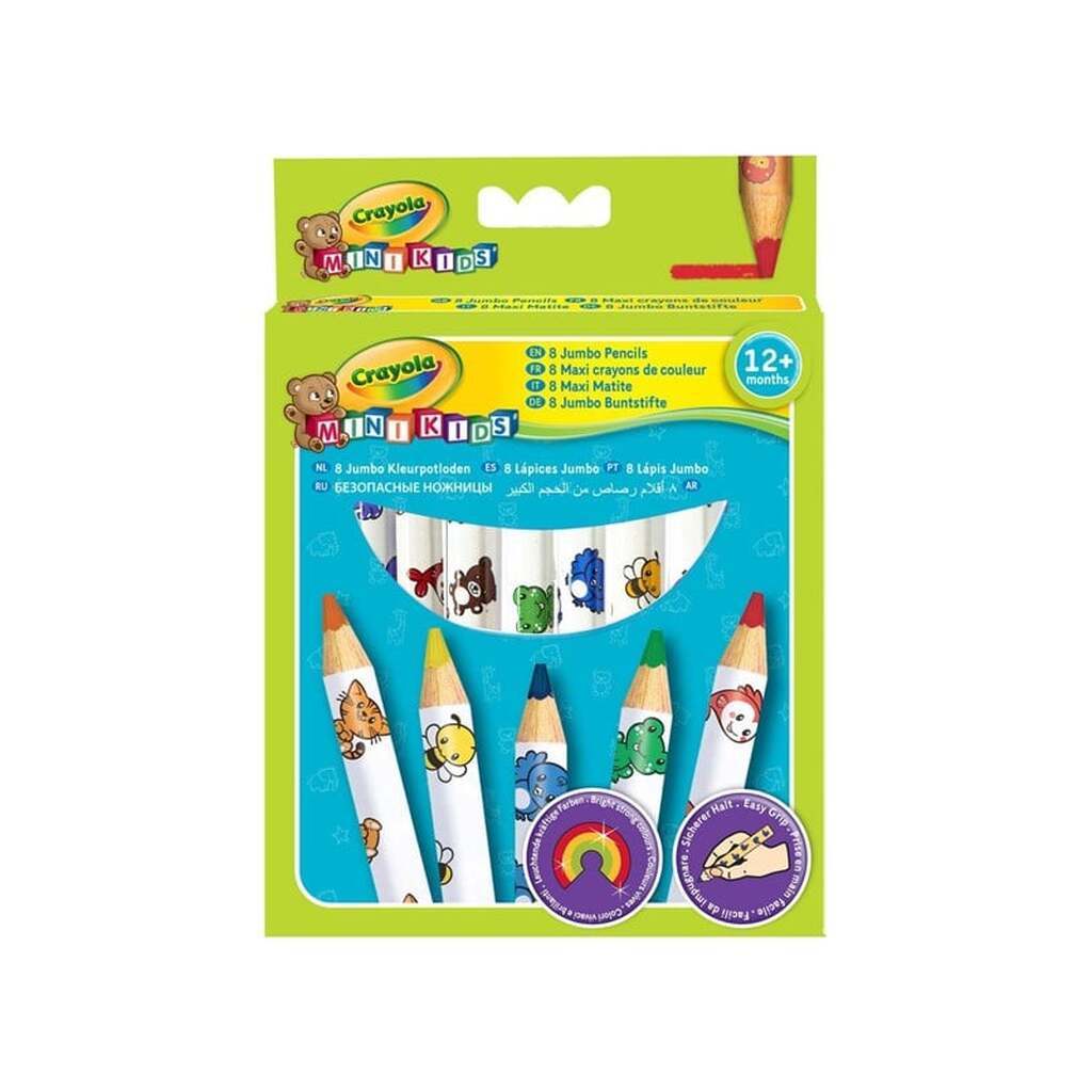 Crayola Mini Kids - Thick Colored Pencils 8 pcs.