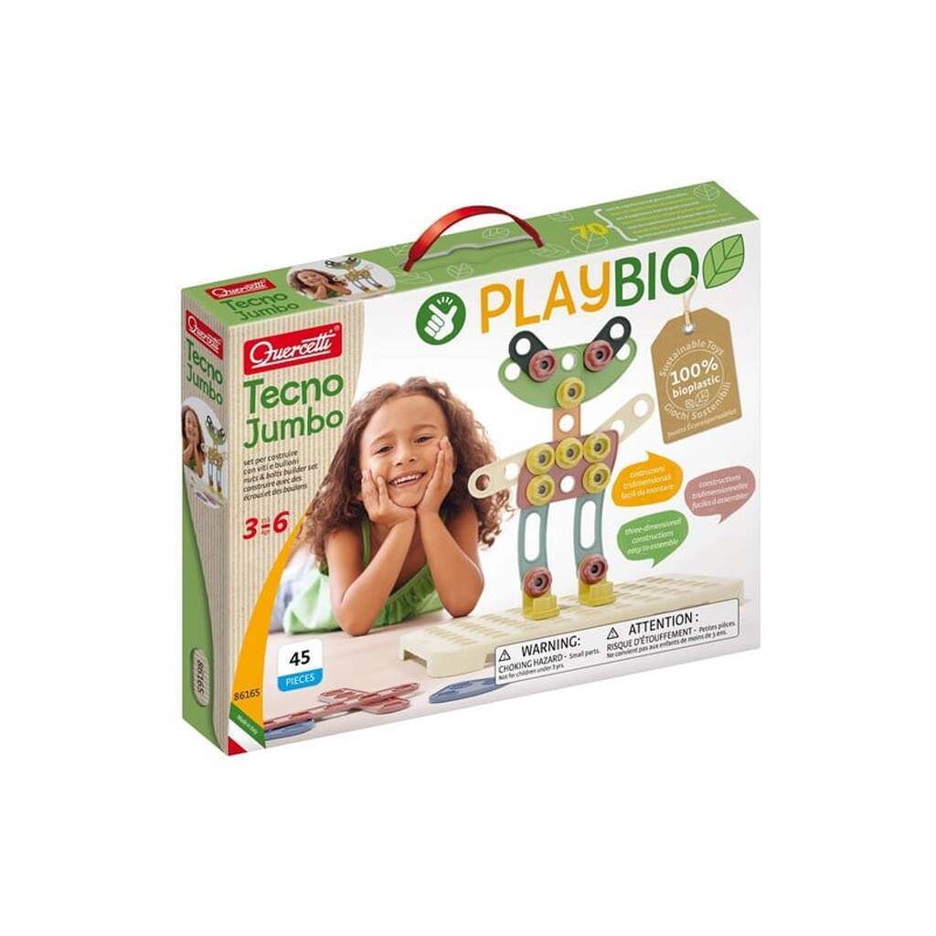Quercetti PlayBio Tecno Jumbo construction set (45 pieces)
