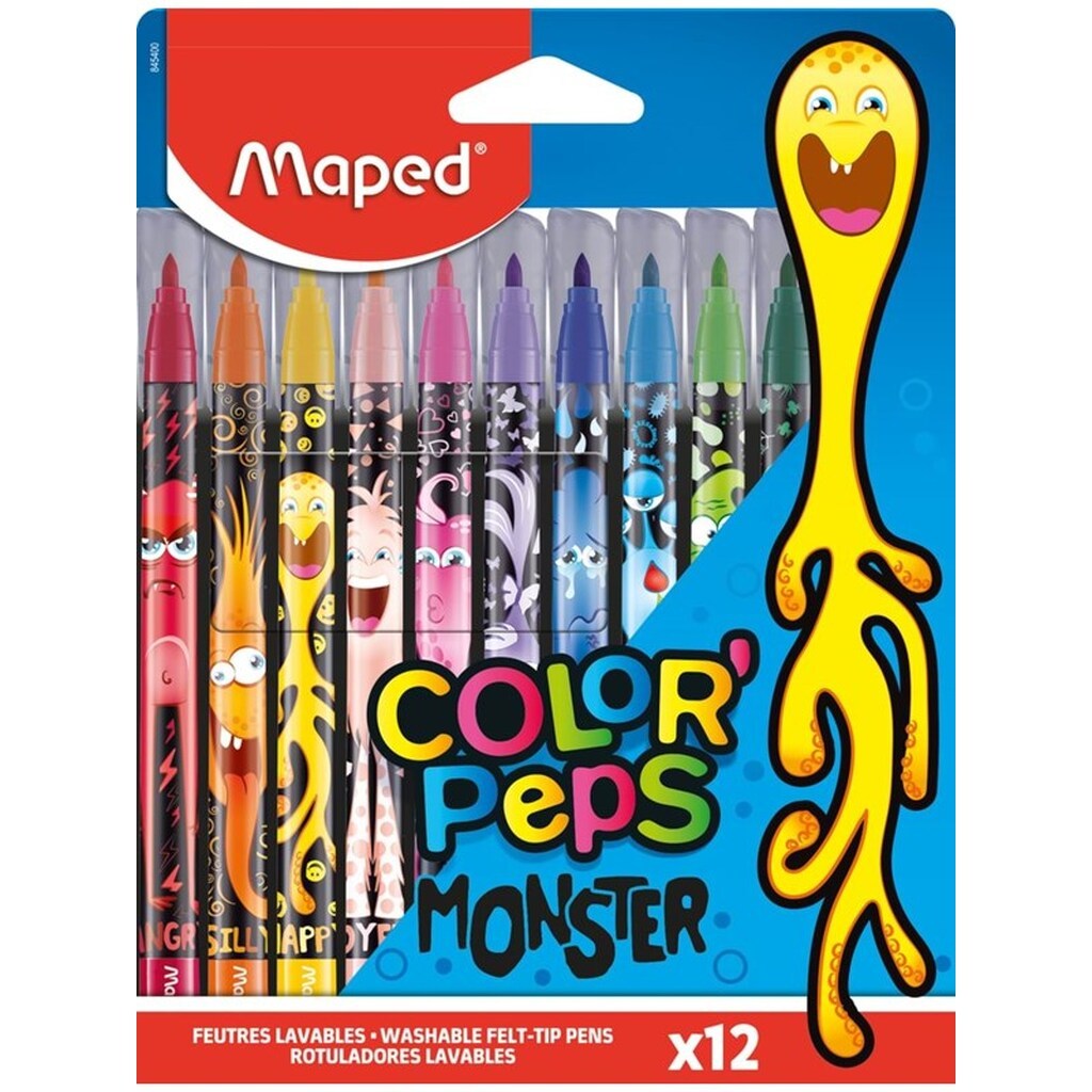 Maped Color&apos;Peps Monster tusser 12 stk.